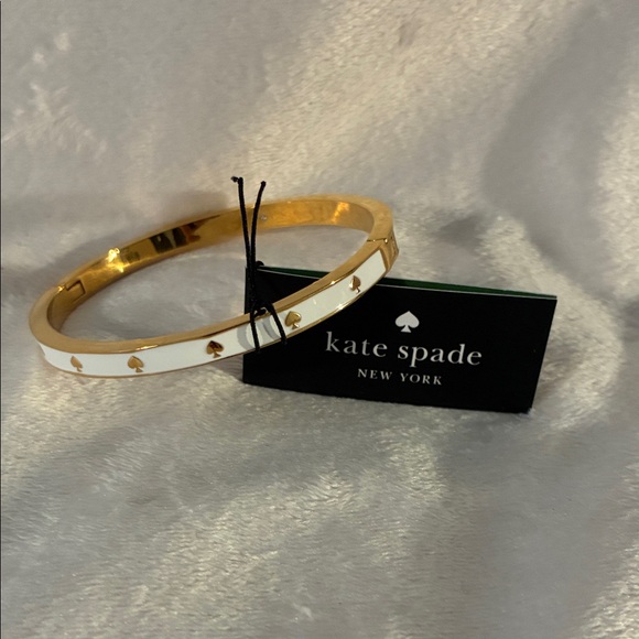 Kate Spade Gold and White Studded Bracelet - Picture 2 of 3